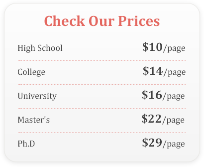 Check Our Prices